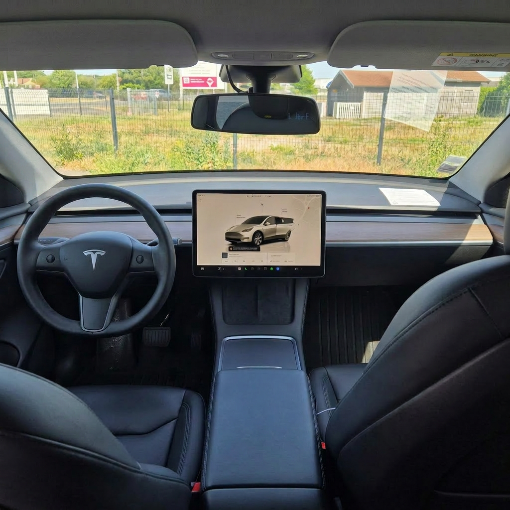 Intérieur Tesla ABC Taxi